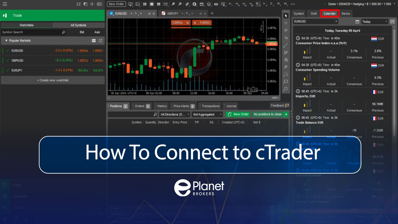 How to Connect Your Trading Account to cTrader